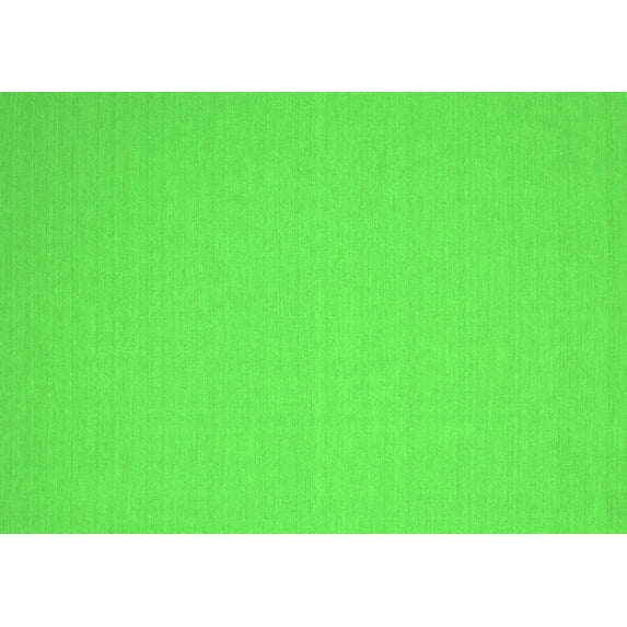 Ahgly Company Indoor Rectangle Solid Green Modern Area Rugs, 3' x 5'