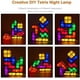 Tetris Empilable Lumière de Nuit, SAYDY A Mené 7 Couleurs 3D Puzzles Jouet Induction Lampe de Bureau Interverrouillage, Bricolage Tetris Tangram Lumière Blocs Magiques Puzzles Lampe Jouet pour les Enfants avec Chargeur USB – image 4 sur 6