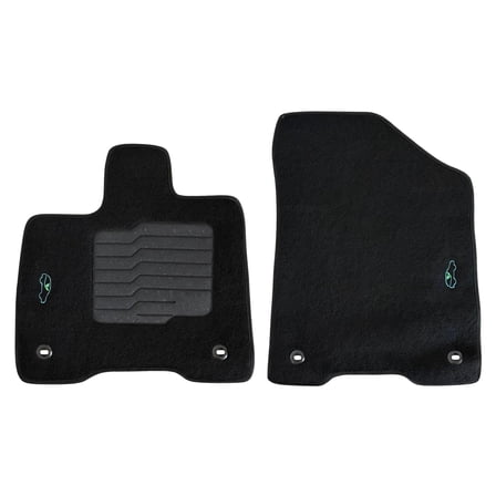 Carpet Floor Mats for 2021 to 2026 Toyota Sienna, Driver and Passenger Only, Black - ecoMats