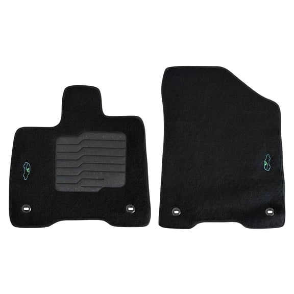 Carpet Floor Mats for 2021 to 2026 Toyota Sienna, Driver and Passenger Only, Black - ecoMats