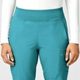 thumbnail image 5 of Wink W123 Women's Comfort Waist Cargo Jogger Scrub Pant Tall, Teal Blue, S Womens Tall, 5 of 6
