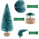 thumbnail image 3 of 24 Piezas Mini Modelo de Árboles de Nieve Árboles de Escarcha Árboles de Cepillo de Botella Adornos de Nieve de Invierno de Plástico Árboles Modelo de Mesa, 3 of 5