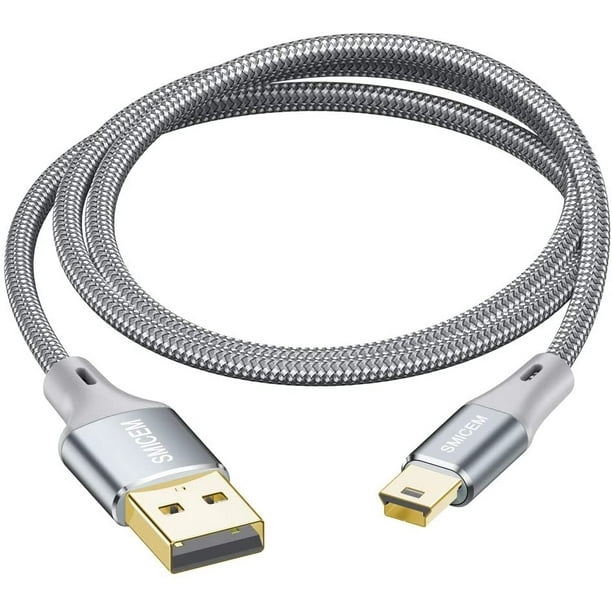 Mini USB Cable USB 2.0 High Speed Cable Type A to Mini B Data
