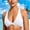 White, variant on New & Trending NMMUED Bikini Tops for Women, Bathing Suit Top, Triangle Bikini Top, Push Up Bikini Top, Padded Bikini Top, White S