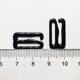 thumbnail image 3 of 100 correa deslizadores ajustador para corsé liguero bikini plata / negro Gancho de 18mmx15mm Hugo Cierres de la correa del sujetador, 3 of 6
