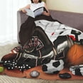 thumbnail image 6 of Salouo Casino And Sports Print Bed Blankets,Flannel Blanket Comfortable Air Conditioning Blanket Lightweight Blanket for Sofa Bed Travel & Couch -40"x30", 6 of 8