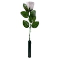thumbnail image 3 of Flashing Panda Dozen Light Up Glowing White Rose Flowers on a Stem, 12-inch Color-Changing LED - Valentines Day, Mothers Day, DIY Bouquets, Weddings, Birthdays, Anniversary, 3 of 6