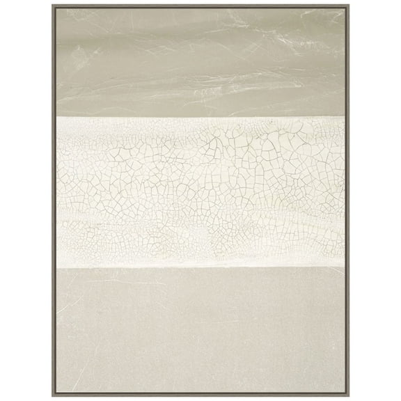 Amanti Art Cracked Parchment I Framed Canvas Wall Art Print