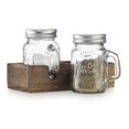thumbnail image 1 of Salero y pimentero MosJos Mason Jar, tarro vintage de vidrio, 150 ml, 1 of 6