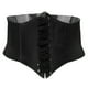 thumbnail image 2 of Cinturón Ancho Sunnimix Con Hebilla elástica de Piel Sintética Para Mujer negro, 2 of 7