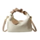thumbnail image 1 of Bolso Cruzado para Mujer Bolso Hombro Informal Plisado Con Nube Bolsos Mano para Niñas (blanco), 1 of 9