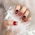 thumbnail image 5 of Christmas Series Nail Stickers Full Cover Fashion Decals Transfer Designs Holiday Accessories for Women Girls DIY Manicure, 5 of 6