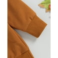 thumbnail image 5 of 0-3Y Halloween Toddler Baby Boy Girl Sweatshirt Pumpkin Print Long Sleeve T-Shirts Pullover Tops Fall Winter Clothes, 5 of 7