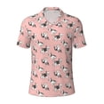 thumbnail image 2 of Daiia French Bulldog 1 Pattern Men’s Polo Shirts,Solid Deck Shirt,Classic Fit, Breathable Cotton Polo for Casual and Sport Wear-Medium, 2 of 7