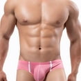 thumbnail image 1 of xiaxaixu Men’s Briefs, Elastic Low Rise Briefs Breathable Mesh Patchwork Swimming Briefs Underwear, 1 of 7