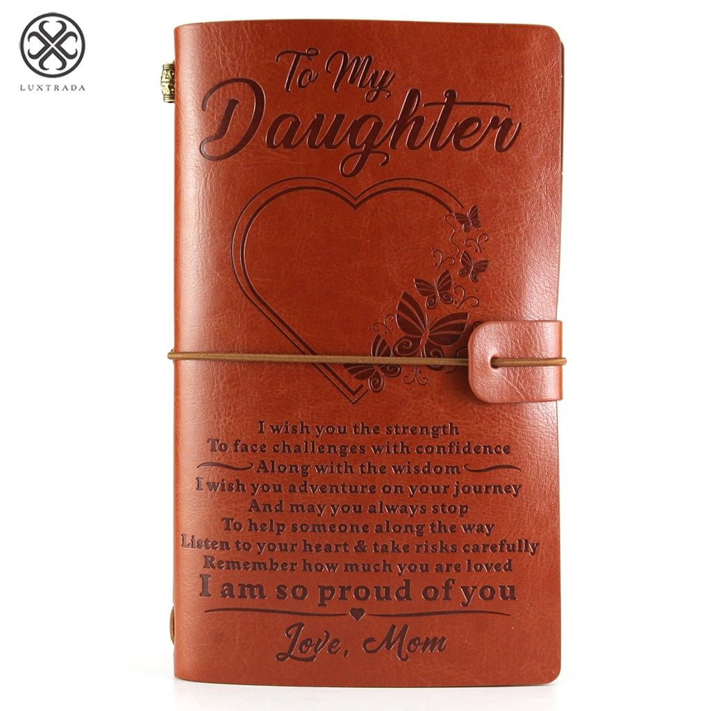 Luxtrada To My Daughter Granddaughter Where Ever Love Mom Dad Leather