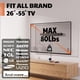 thumbnail image 4 of AENTGIU Soporte de pared para TV sin pernos, soporte de pared de yeso resistente para televisores de pantalla plana de 26 a 55 pulgadas, sin pernos, sin taladro, sin anclajes, fácil instalación con to, 4 of 5