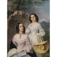 thumbnail image 3 of Elisabeth Modell 15x18 Black Modern Framed Museum Art Print Titled - Siblings (1839), 3 of 5