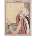 thumbnail image 2 of George Plank 12x14 Gold Ornate Wood Frame and Double Matted Museum Art Print Titled - Vogue (1921), 2 of 4