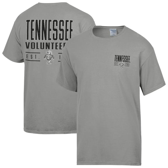 Men's ComfortWash Gray Tennessee Volunteers Big Name T-Shirt