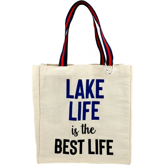 Pavilion Gift Company - Lake Life - 100% Cotton Twill Gift Bag