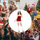 thumbnail image 5 of 1 conjunto de ropa navideña sexy para mujer, vestido de Papá Noel, vestidos de fiesta, disfraz de Papá Noel, vestido navideño con gorro y cubrepiés, 5 of 5