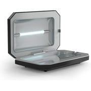 3 UV Cell Phone Sanitizer & Dual Universal Cell Phone Charger Box | Patented & Clinically Proven 360-Degree UV-C Light Sanitizer | Disinfects and Charges All Phones (White)