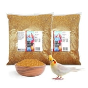 Morning Bird Red Proso Millet Bird Seed Bag 18 lbs (2-Pack, 9 lbs Each) – Healthy & Nutritious Pet Bird Food is Ideal for Seed Eating Birds - Parakeets, Finches, Cockatiels