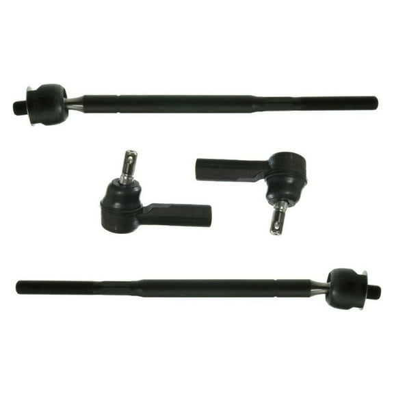 4 Pieces Front Tie Rod Ends Steering Outer & Inner Set Fits select: 1996-2002 TOYOTA COROLLA, 1998-2002 CHEVROLET GEO PRIZM