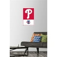thumbnail image 2 of MLB Philadelphia Phillies - Logo 22 Wall Poster with Push Pins, 14.725" x 22.375", 2 of 5