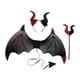 thumbnail image 2 of Conjunto de disfraz de diablo para Halloween, accesorios para disfraz de diablo con tenedor de diablo y ala de diablo. Rojo y negro, 2 of 8