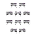 thumbnail image 3 of Pegatinas de diamantes de imitación para cara de ojos Soidarity 10Conjunto Púrpura claro, 3 of 6