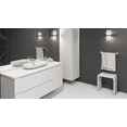 thumbnail image 4 of Dax  Solid Surface Acrylic Shower Stool, Matte White, 4 of 7