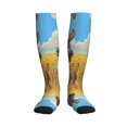 thumbnail image 3 of Compression Socks for Women & Men, Funny Countryside Donkey 15-20mmHg Support Socks -Athletic Running Travel, 3 of 8