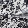 thumbnail image 6 of Betsey Johnson - King Duvet Cover, Soft Bedding Set with Matching Shams, Floral Home Decor (Betseys Toile Black, King), 6 of 7