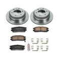 thumbnail image 3 of PowerStop Rear Stock Replacement Brake Pad and Rotor Kit Fits: ACURA HONDA ISUZU Select Models KOE5029, 3 of 8