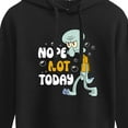 thumbnail image 3 of SpongeBob SquarePants - Squidward Nope Not Today - Juniors Cropped Pullover Hoodie, 3 of 6