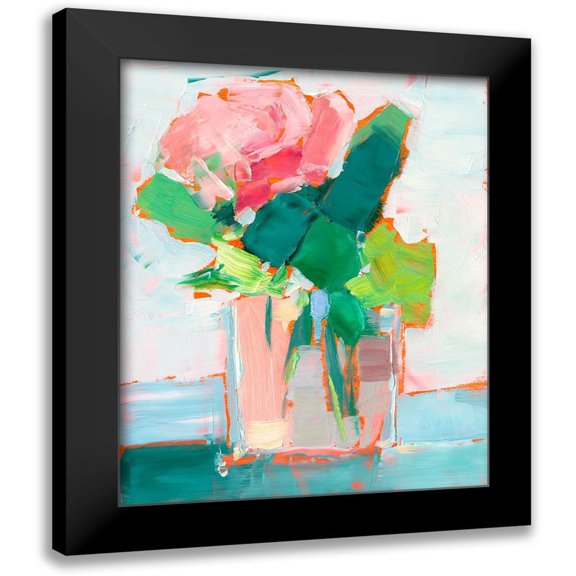 Harper, Ethan 12x14 Black Modern Framed Museum Art Print Titled - Cut Flowers II