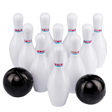 1set Wooden Bowling Toy