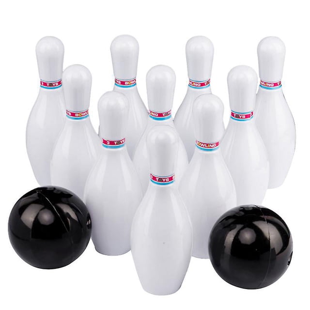 Juego de Bolos de madera Allinless 5,5 cm y 4 x 12,5 cm