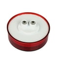 thumbnail image 4 of ECCPP Pack of 8 Red Round Truck Trailer 2.5" Clearance Marker Led Round Side Marker Light Flush Mount, 4 of 5