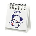 kesoto 4xStanding Flip 2024 Desktop Calendar Mini Desktop Calendar for