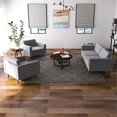 thumbnail image 4 of Mase 3-Piece Mid-Century Velvet Sofa and 2 Lounge Chairs Set in Gray, 4 of 5