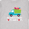 thumbnail image 4 of Inktastic My Lala Loves Me Grandson Truck Boys Long Sleeve Toddler T-Shirt, 4 of 5