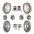 thumbnail image 1 of Transit Auto Front Rear Hub Bearings Assembly Coated Disc Brake Rotors and Semi-Metallic Pads Kit (10Pc) for Car Cadillac XT5 Buick Enclave XT6 4WD - Left Right Side (Driver Passenger) KBB-123616, 1 of 11