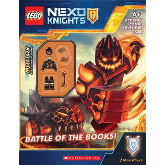 Pre-Owned Battle of the Books! (Lego Nexo Knights: Activity Book) [With Mini Figure] (Paperback) 133803801X 9781338038019