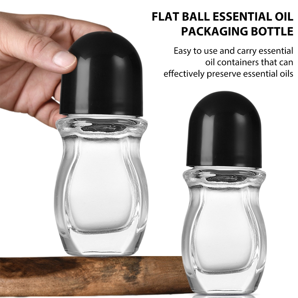 ROZYARD Large Capacity Glass Empty Roller Bottles Storage Case Organized Essential Oil Containers Perfect for Storing Liquids