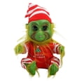 thumbnail image 2 of Mini Grinch Ornaments Grinch Ornaments Grinch Christmas Decorations Creative Plush Elf-Dolls Christmas Geek Dolls Christmas Gifts Green Geek, 2 of 5