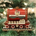 thumbnail image 3 of Old World Christmas Wooden Ornament for Christmas Tree, Santa's Hot Cocoa Tanker, 3 of 3