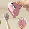 thumbnail image 6 of Meggemo Toothbrush Head Protective Cover Travel Holder Portable Case Sanitary Cap For Electric Manual Toothbrush Cleaning Tool Pink, 6 of 6